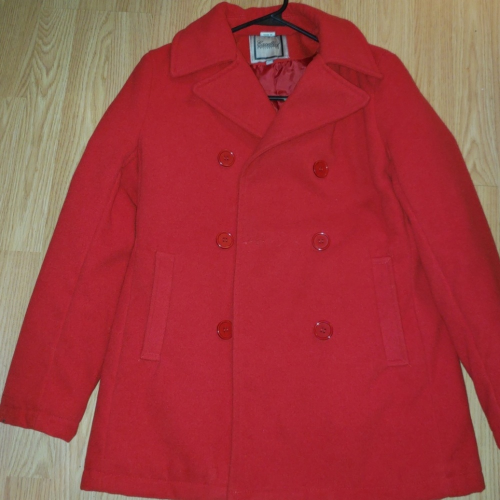 Red Peacoat